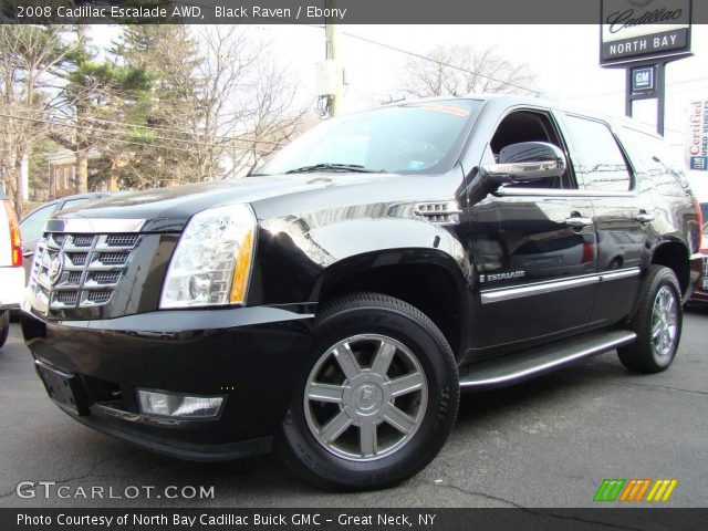 2008 Cadillac Escalade AWD in Black Raven