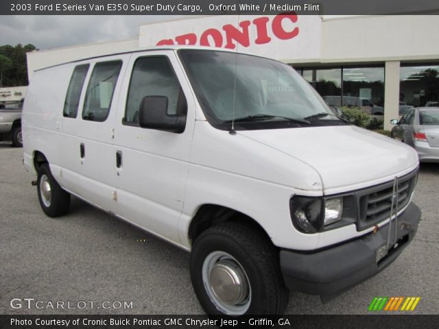 2003 Ford E Series Van E350 Super Duty Cargo in Oxford White