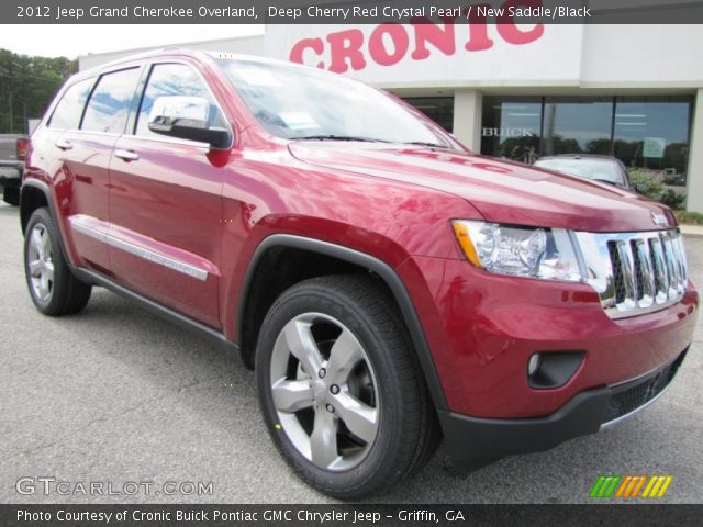 2012 Jeep Grand Cherokee Overland in Deep Cherry Red Crystal Pearl