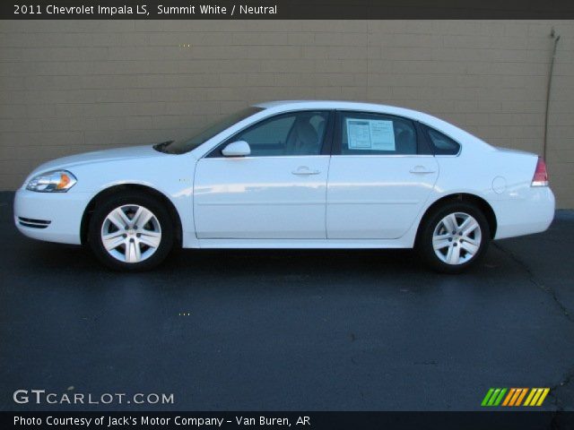 2011 Chevrolet Impala LS in Summit White