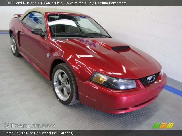 2004 Ford Mustang GT Convertible in Redfire Metallic