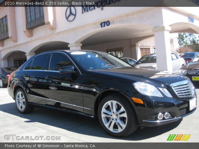 2010 Mercedes-Benz E 350 Sedan in Black