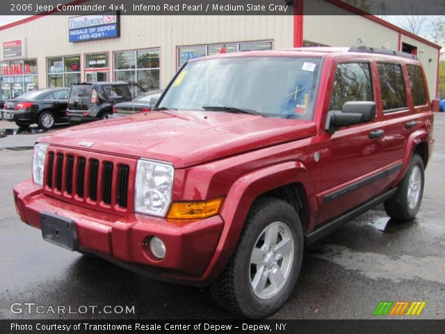 2006 Jeep Commander 4x4 in Inferno Red Pearl