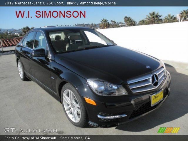 2012 Mercedes-Benz C 250 Sport in Black