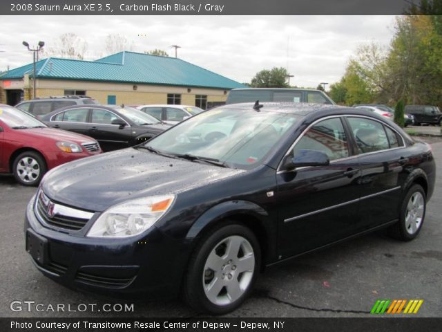 2008 Saturn Aura XE 3.5 in Carbon Flash Black