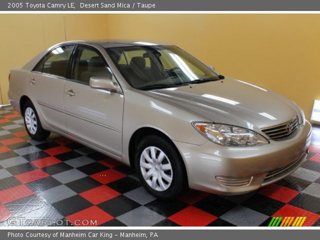 2005 Toyota Camry LE in Desert Sand Mica