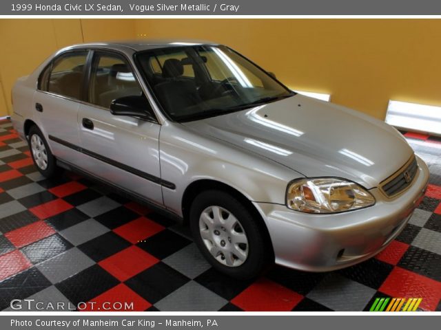1999 Honda Civic LX Sedan in Vogue Silver Metallic