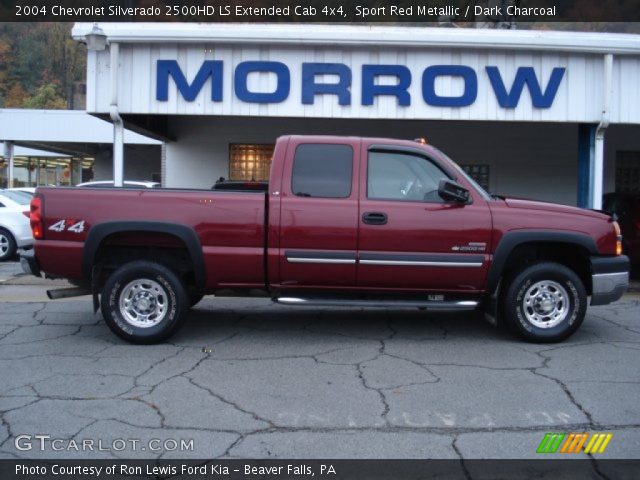 2004 Chevrolet Silverado 2500HD LS Extended Cab 4x4 in Sport Red Metallic