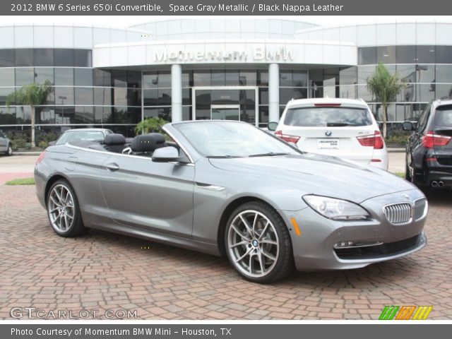 2012 BMW 6 Series 650i Convertible in Space Gray Metallic