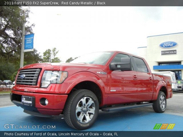 2011 Ford F150 FX2 SuperCrew in Red Candy Metallic