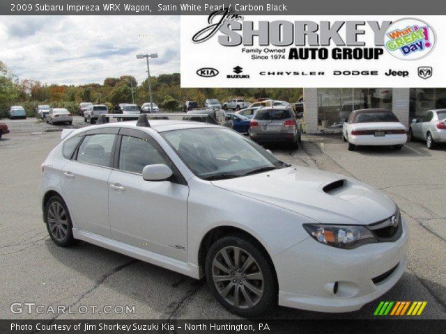 2009 Subaru Impreza WRX Wagon in Satin White Pearl
