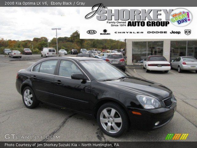 2008 Kia Optima LX V6 in Ebony Black