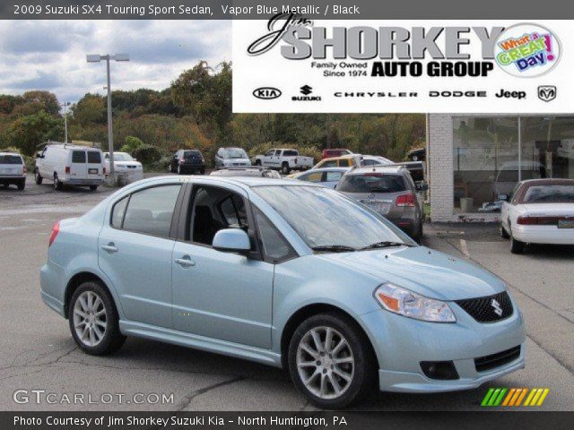 2009 Suzuki SX4 Touring Sport Sedan in Vapor Blue Metallic