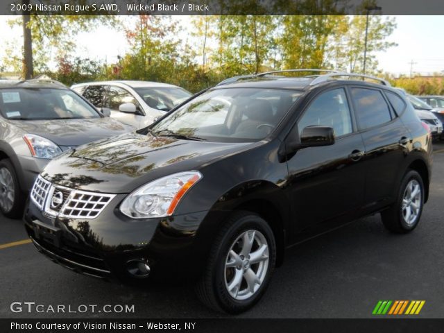 2009 Nissan Rogue S AWD in Wicked Black