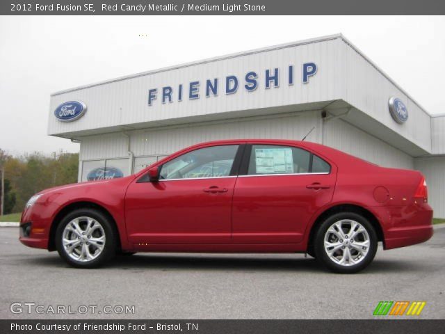 2012 Ford Fusion SE in Red Candy Metallic