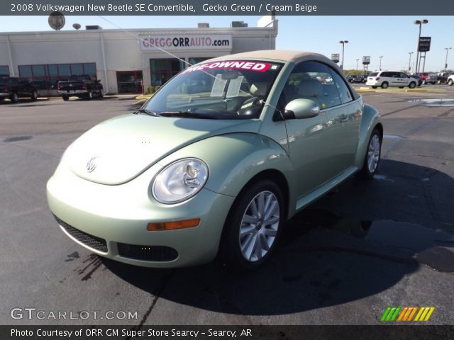2008 Volkswagen New Beetle SE Convertible in Gecko Green