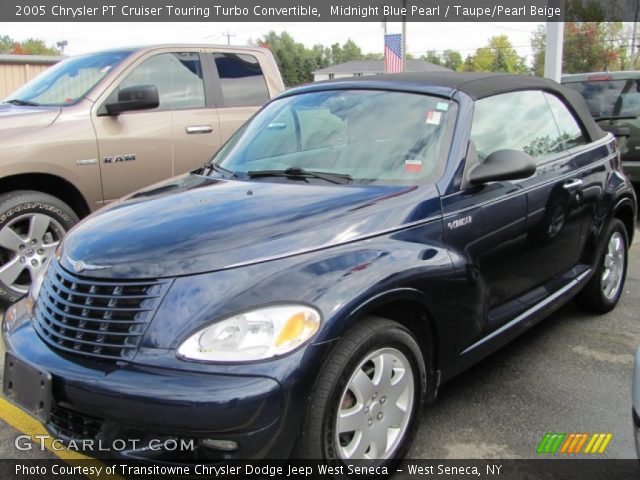 2005 Chrysler PT Cruiser Touring Turbo Convertible in Midnight Blue Pearl