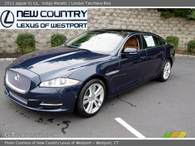 2011 Jaguar XJ XJL in Indigo Metallic