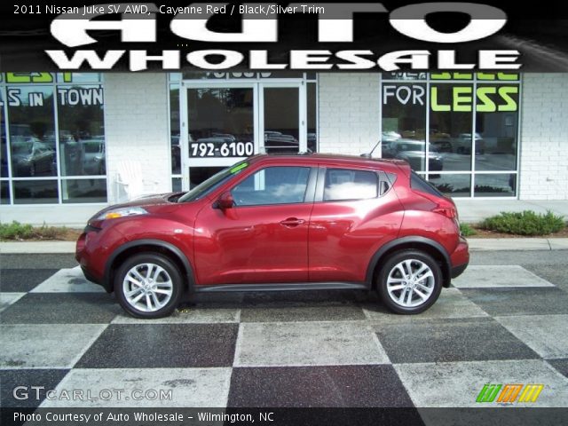 2011 Nissan Juke SV AWD in Cayenne Red