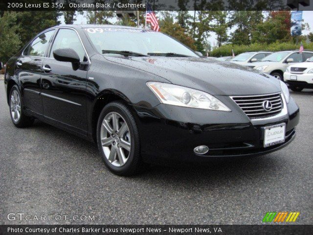 2009 Lexus ES 350 in Obsidian Black