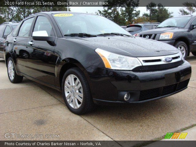 2010 Ford Focus SEL Sedan in Ebony Black