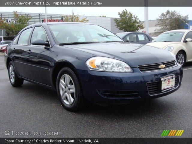 2007 Chevrolet Impala LS in Imperial Blue Metallic