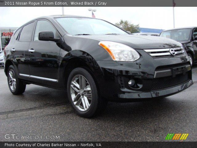 2011 Nissan Rogue S Krom Edition in Wicked Black