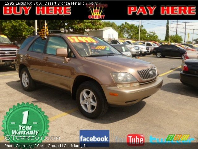 1999 Lexus RX 300 in Desert Bronze Metallic