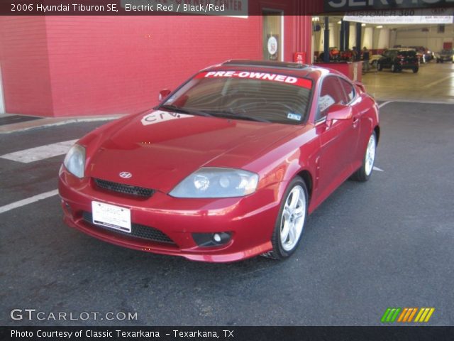 2006 Hyundai Tiburon SE in Electric Red