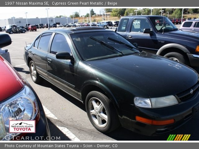 1997 Nissan Maxima SE in Cypress Green Pearl Metallic