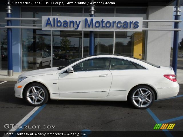 2012 Mercedes-Benz E 350 Coupe in Arctic White