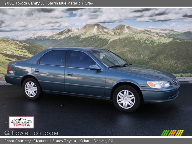 2001 Toyota Camry LE in Sailfin Blue Metallic