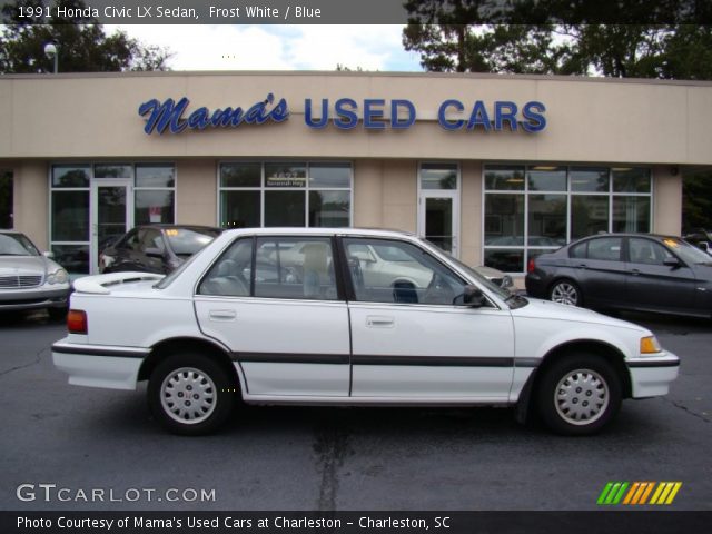 1991 Honda Civic LX Sedan in Frost White