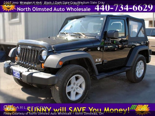 2007 Jeep Wrangler X 4x4 in Black