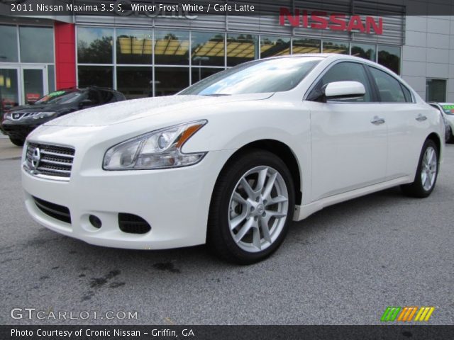 2011 Nissan Maxima 3.5 S in Winter Frost White