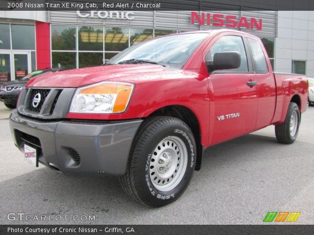 2008 Nissan Titan XE King Cab in Red Alert