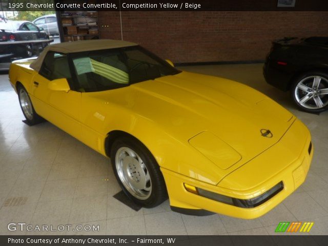 1995 Chevrolet Corvette Convertible in Competition Yellow