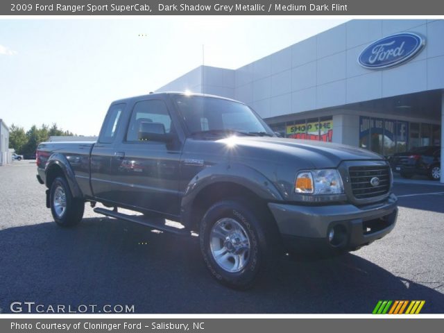 2009 Ford Ranger Sport SuperCab in Dark Shadow Grey Metallic