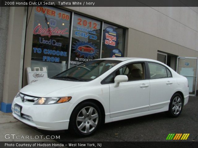 2008 Honda Civic LX Sedan in Taffeta White