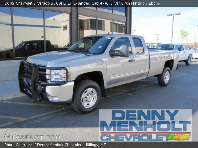 2009 Chevrolet Silverado 3500HD LT Extended Cab 4x4 in Silver Birch Metallic