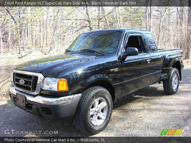 2004 Ford Ranger XLT SuperCab Flare Side 4x4 in Black