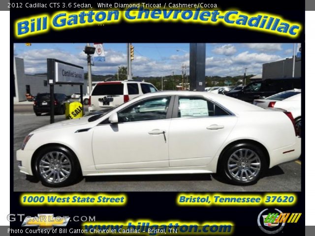 2012 Cadillac CTS 3.6 Sedan in White Diamond Tricoat