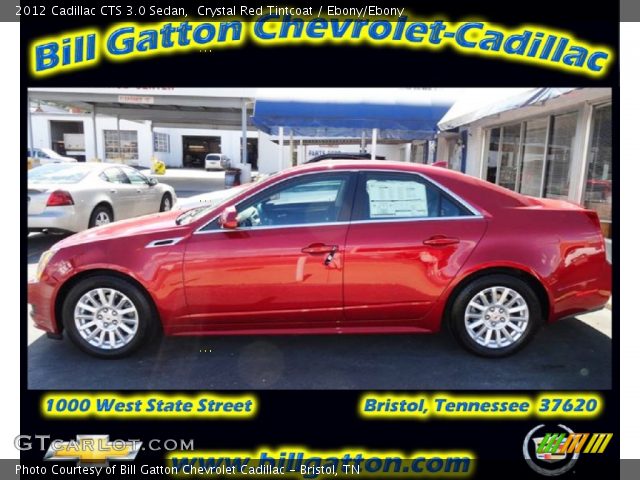 2012 Cadillac CTS 3.0 Sedan in Crystal Red Tintcoat