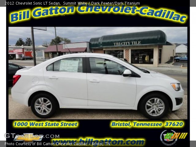 2012 Chevrolet Sonic LT Sedan in Summit White