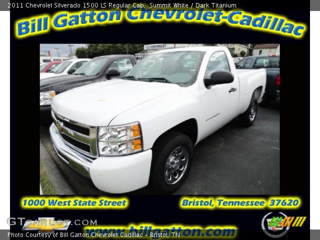 2011 Chevrolet Silverado 1500 LS Regular Cab in Summit White