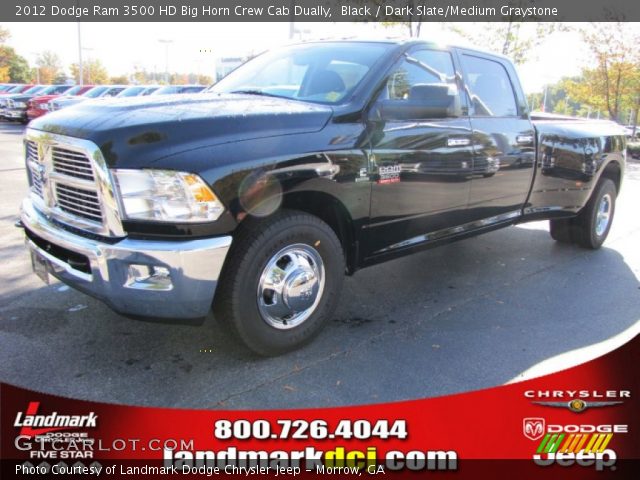 2012 Dodge Ram 3500 HD Big Horn Crew Cab Dually in Black