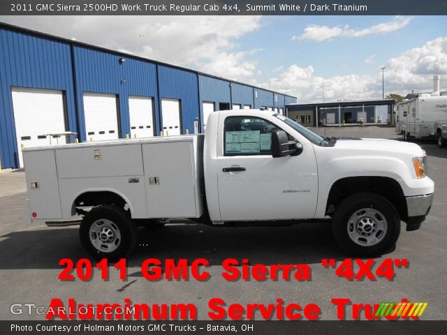 2011 GMC Sierra 2500HD Work Truck Regular Cab 4x4 in Summit White