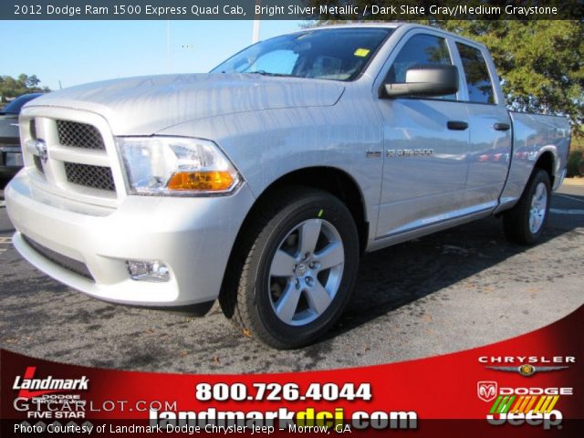 2012 Dodge Ram 1500 Express Quad Cab in Bright Silver Metallic
