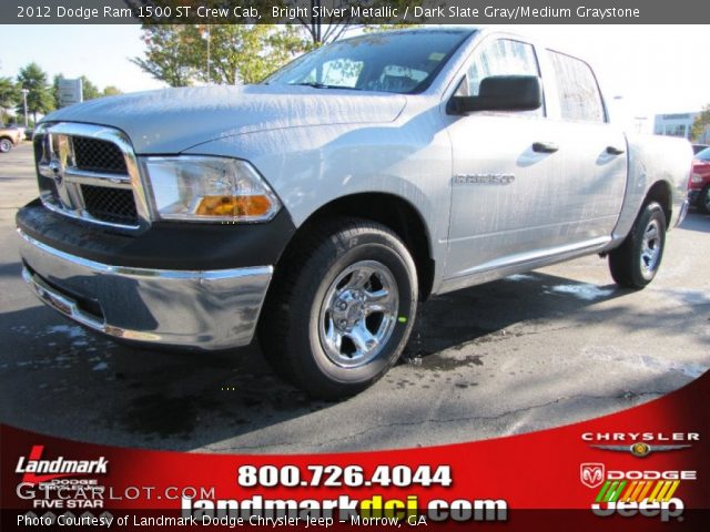 2012 Dodge Ram 1500 ST Crew Cab in Bright Silver Metallic