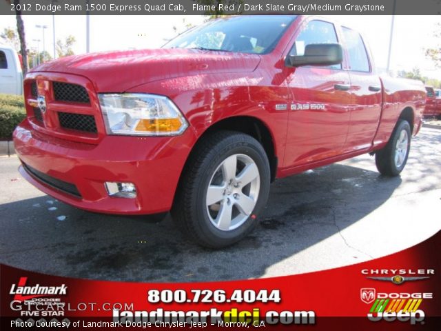 2012 Dodge Ram 1500 Express Quad Cab in Flame Red